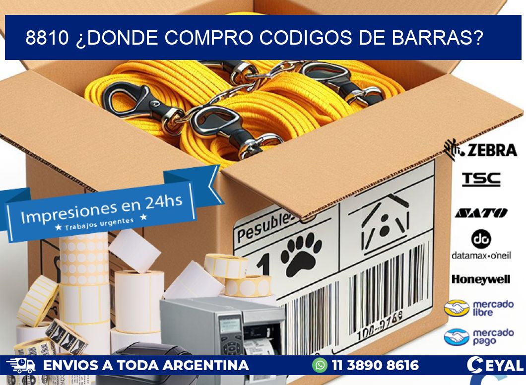 8810 ¿DONDE COMPRO CODIGOS DE BARRAS?