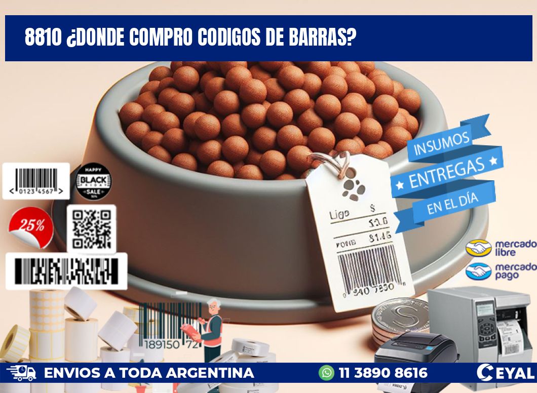 8810 ¿DONDE COMPRO CODIGOS DE BARRAS?