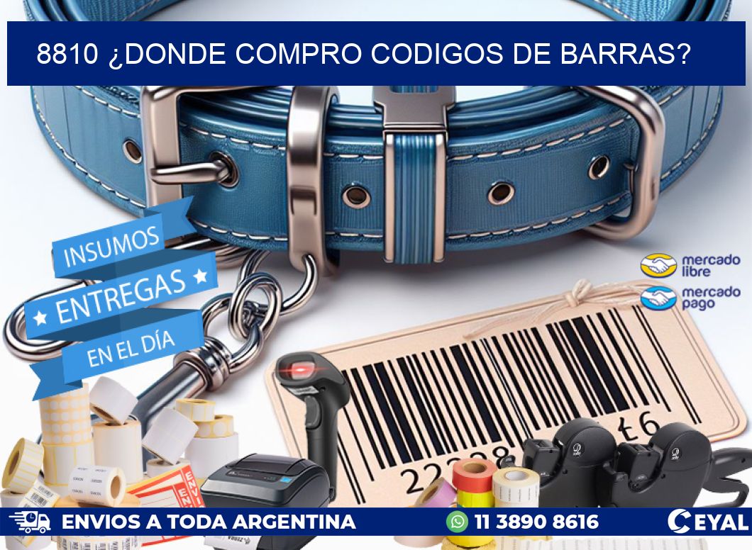 8810 ¿DONDE COMPRO CODIGOS DE BARRAS?