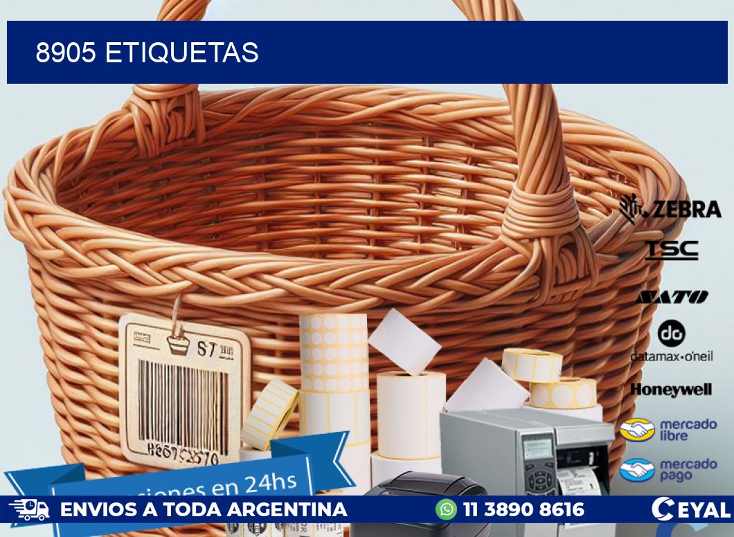 8905 ETIQUETAS