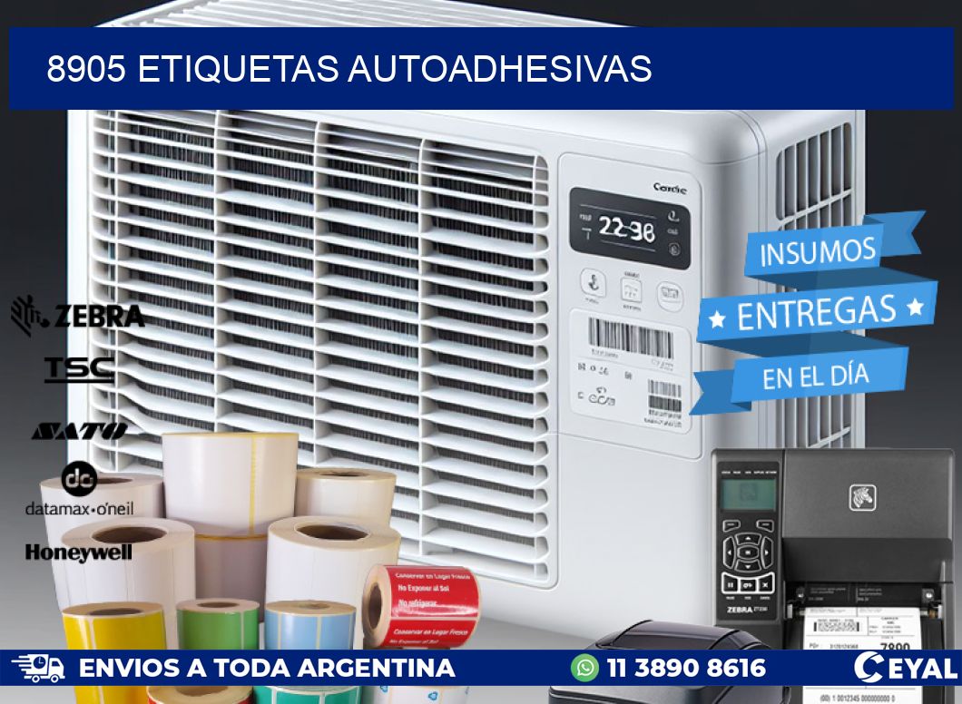 8905 ETIQUETAS AUTOADHESIVAS