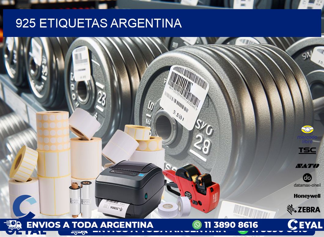 925 ETIQUETAS ARGENTINA