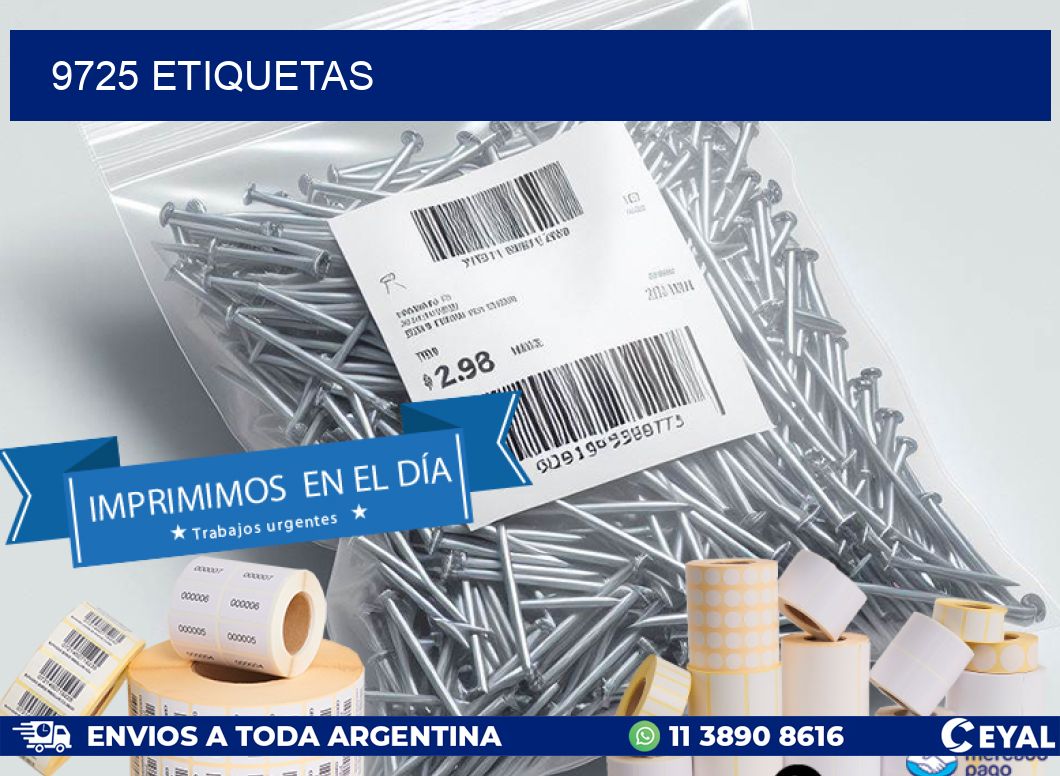 9725 ETIQUETAS