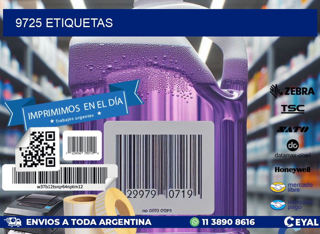 9725 ETIQUETAS