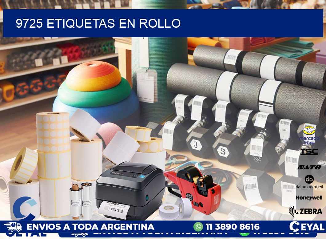 9725 ETIQUETAS EN ROLLO