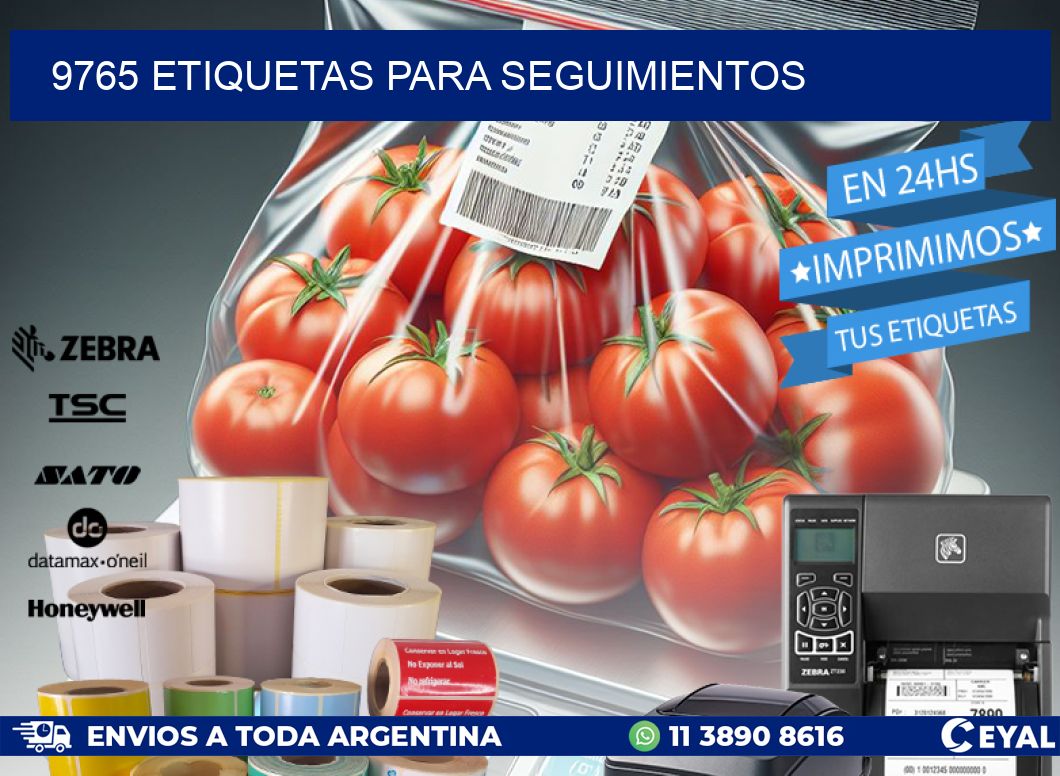9765 ETIQUETAS PARA SEGUIMIENTOS