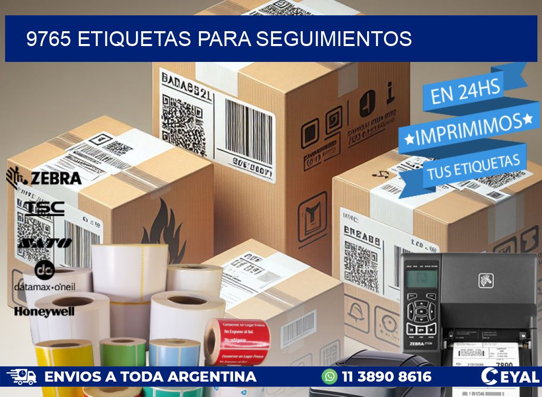 9765 ETIQUETAS PARA SEGUIMIENTOS