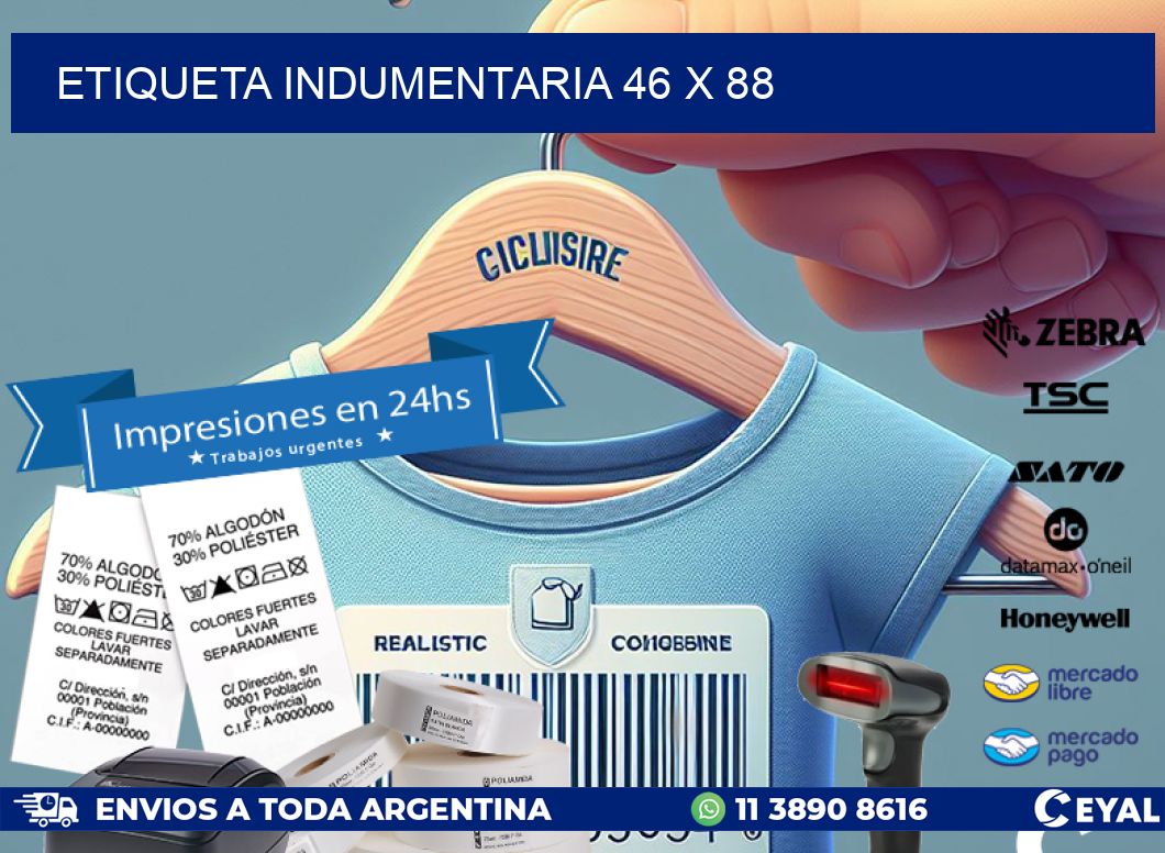 ETIQUETA INDUMENTARIA 46 x 88