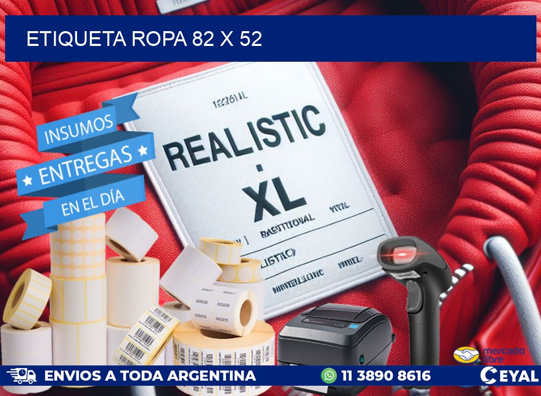 ETIQUETA ROPA 82 x 52