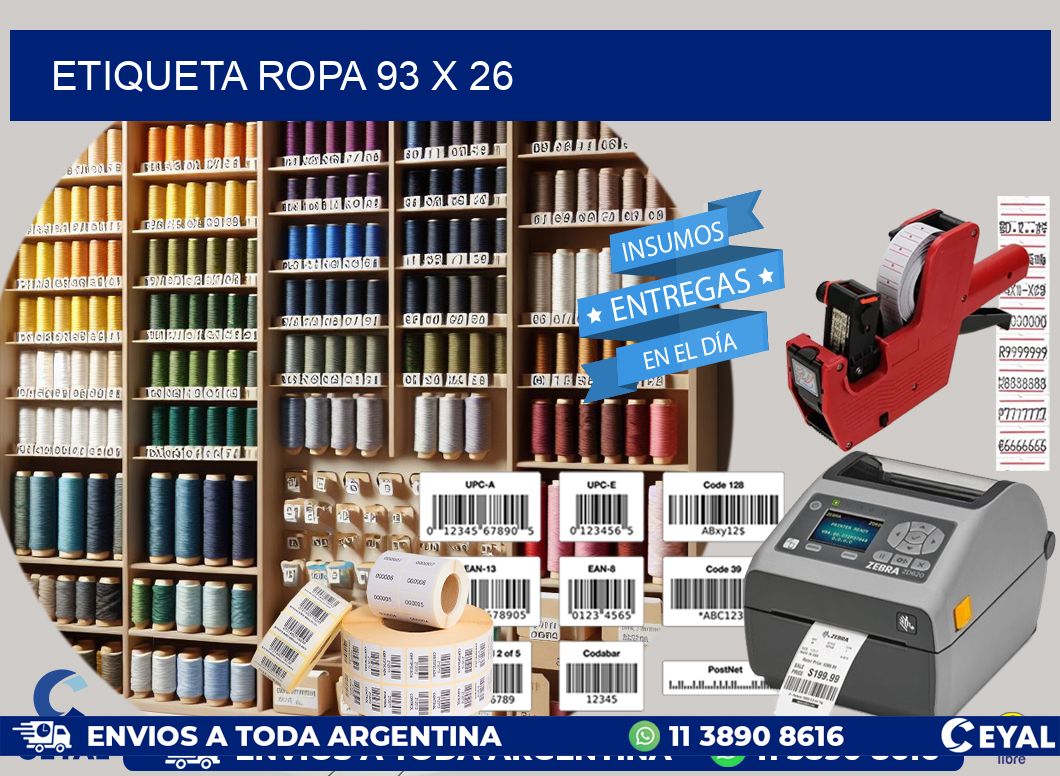 ETIQUETA ROPA 93 x 26