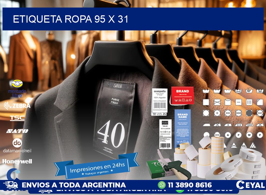 ETIQUETA ROPA 95 x 31