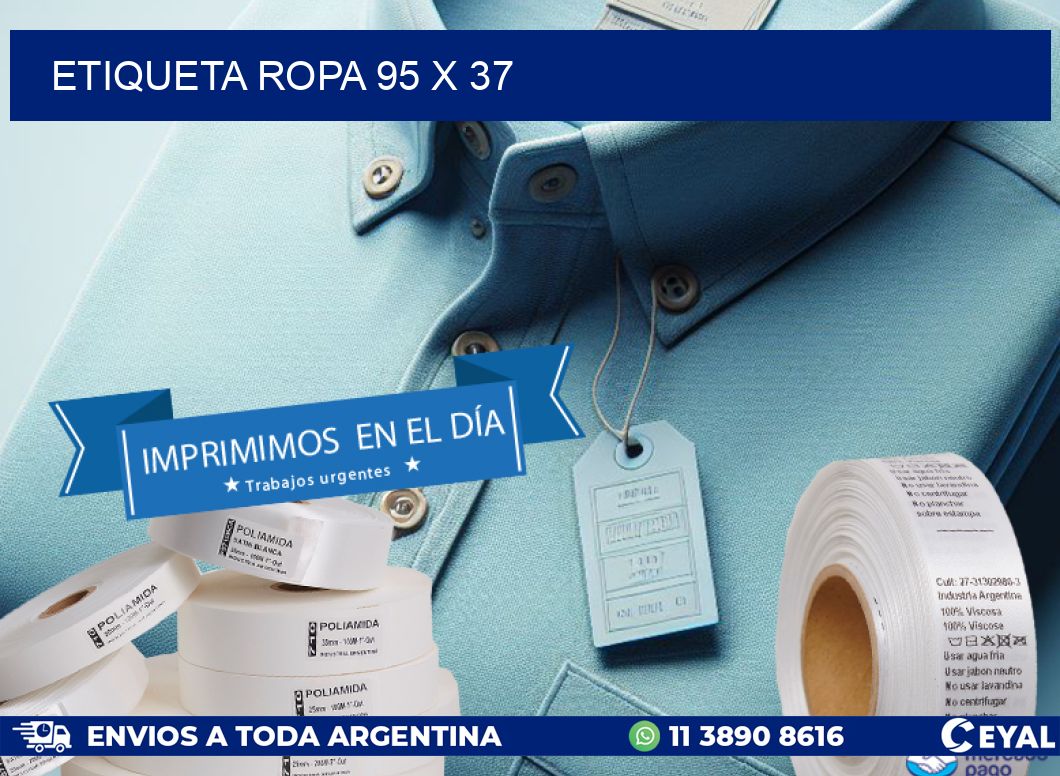 ETIQUETA ROPA 95 x 37