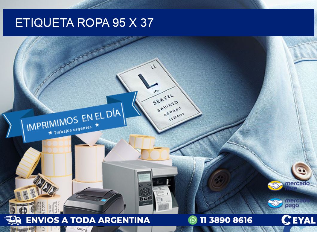 ETIQUETA ROPA 95 x 37