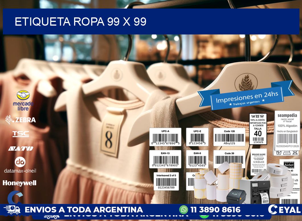 ETIQUETA ROPA 99 x 99