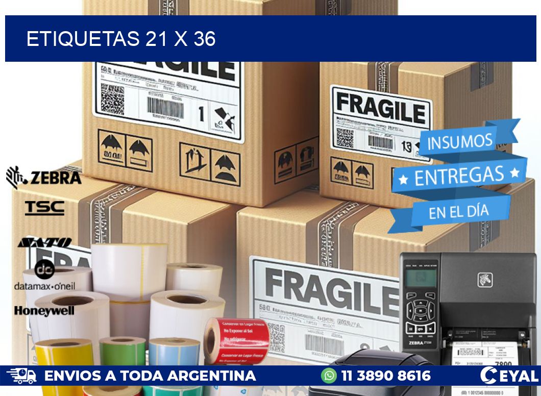 ETIQUETAS 21 x 36