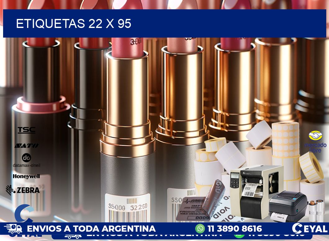 ETIQUETAS 22 x 95