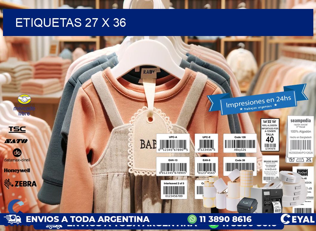 ETIQUETAS 27 x 36