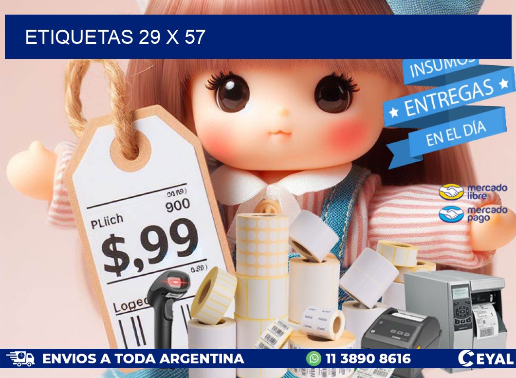 ETIQUETAS 29 x 57