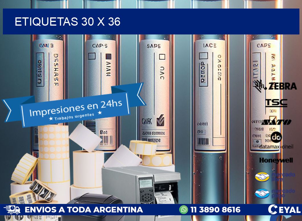 ETIQUETAS 30 x 36