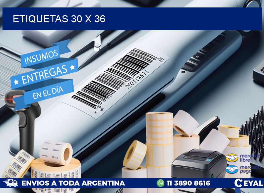 ETIQUETAS 30 x 36