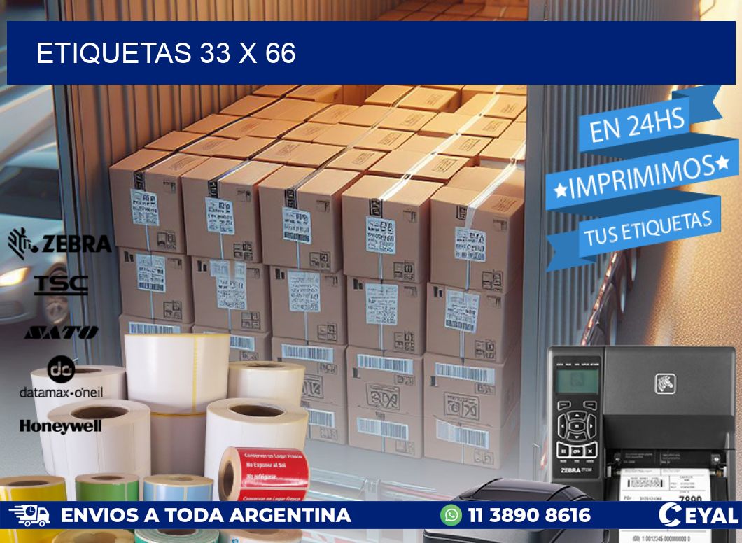 ETIQUETAS 33 x 66