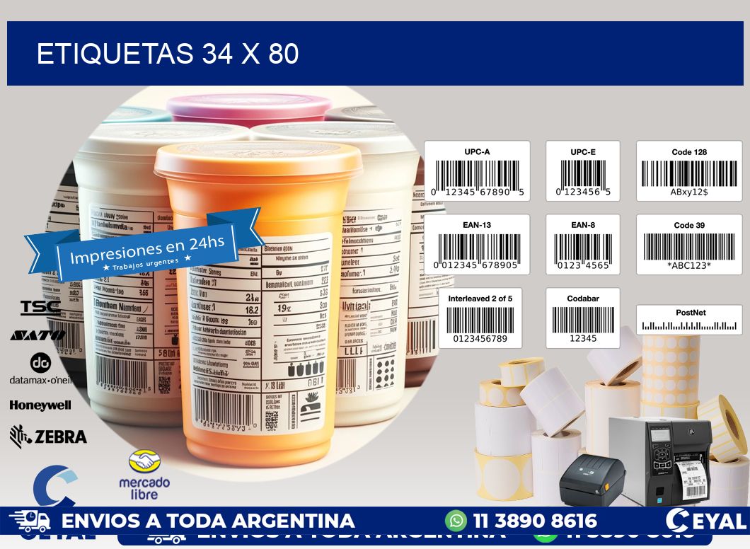 ETIQUETAS 34 x 80