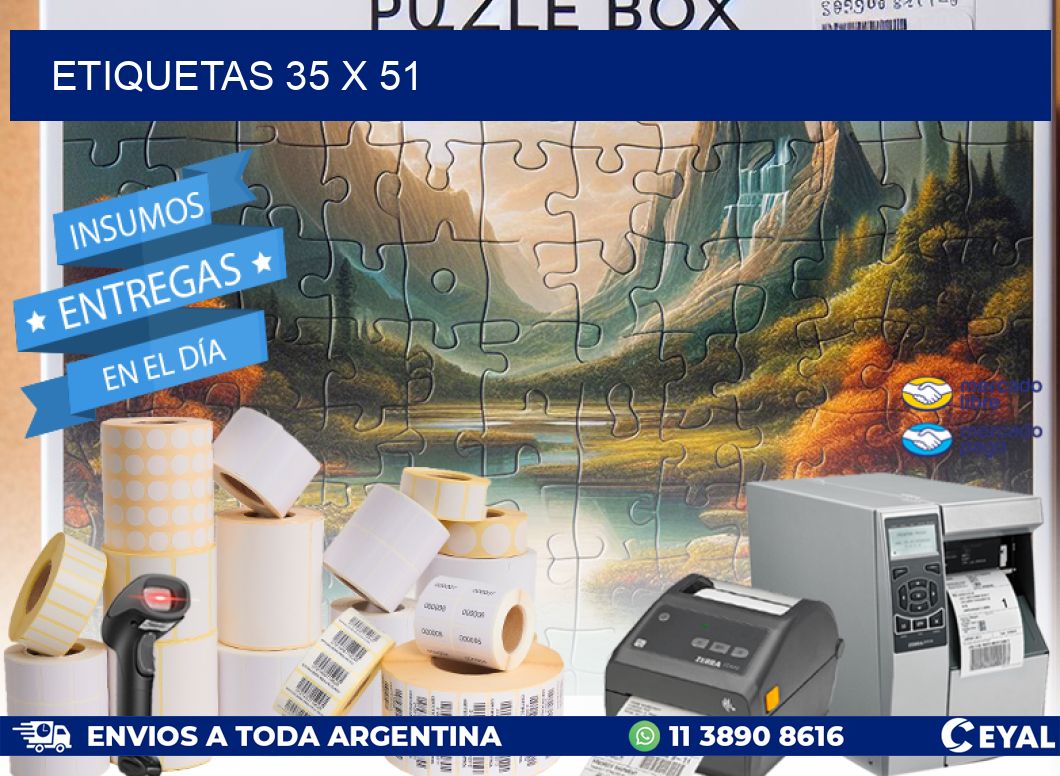 ETIQUETAS 35 x 51