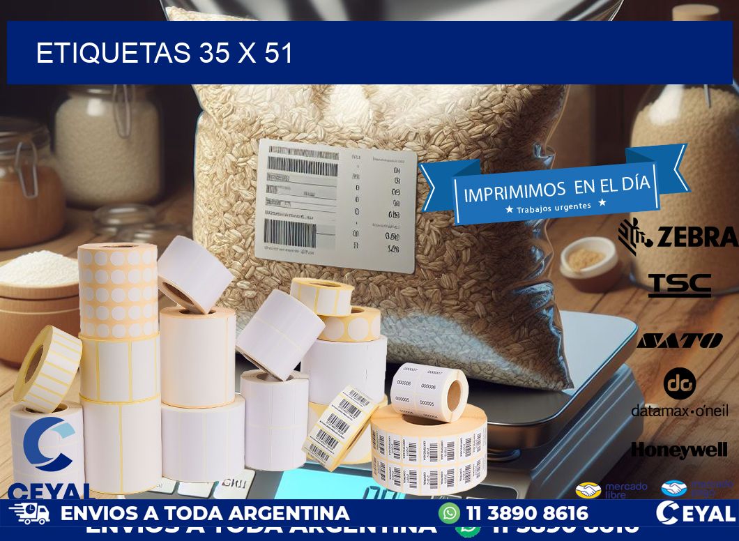 ETIQUETAS 35 x 51