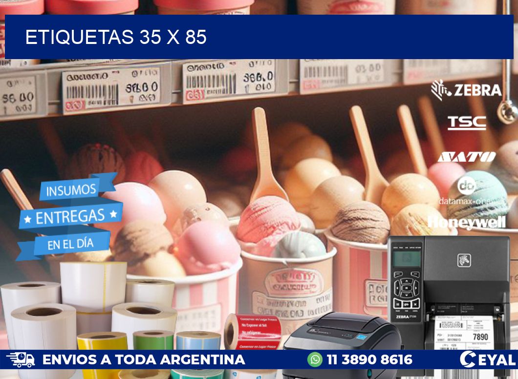 ETIQUETAS 35 x 85