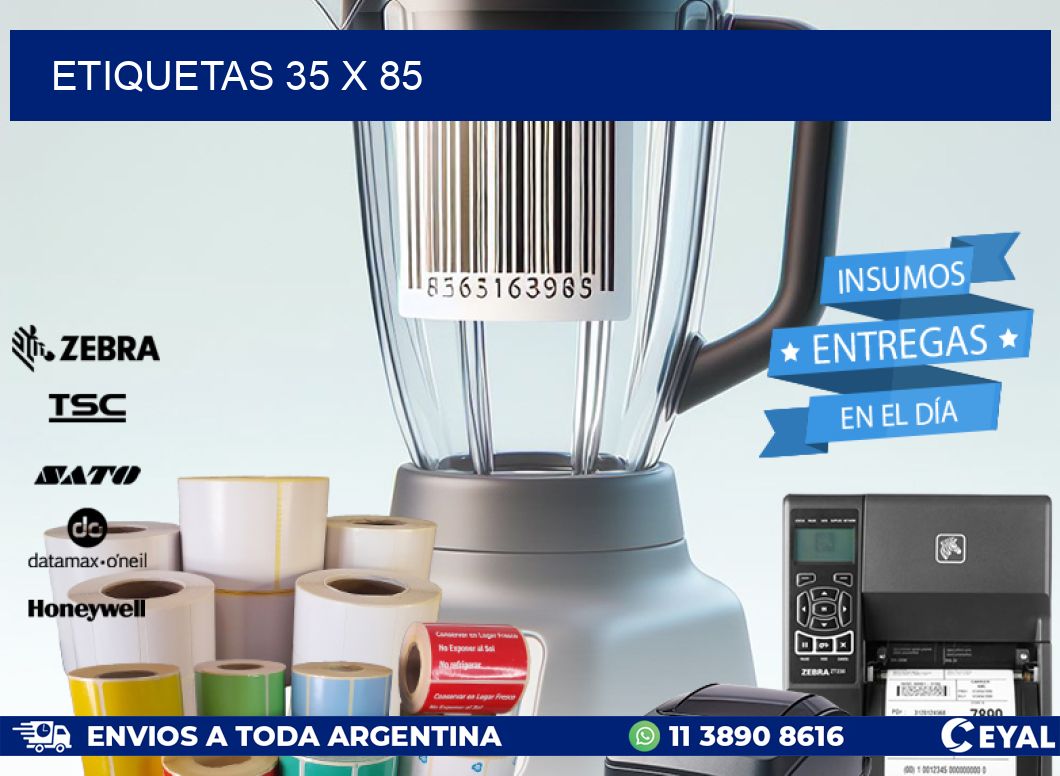 ETIQUETAS 35 x 85