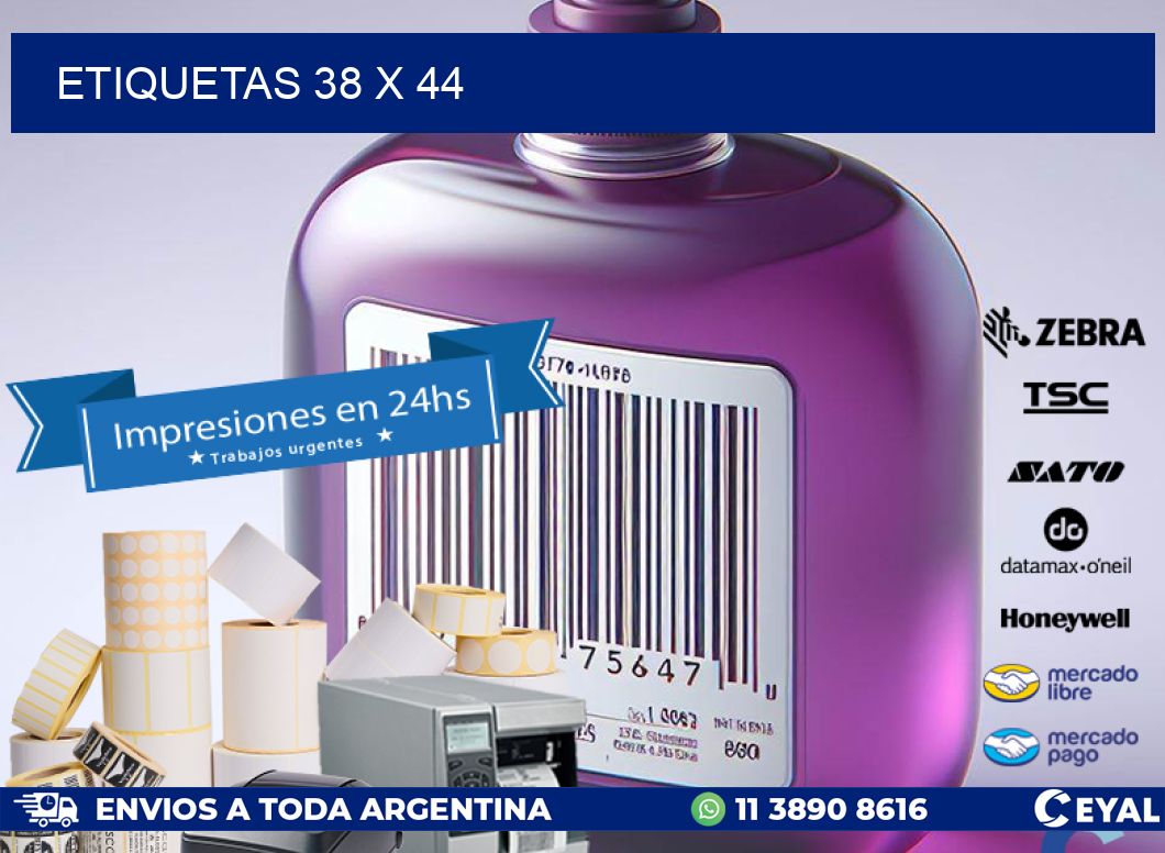 ETIQUETAS 38 x 44