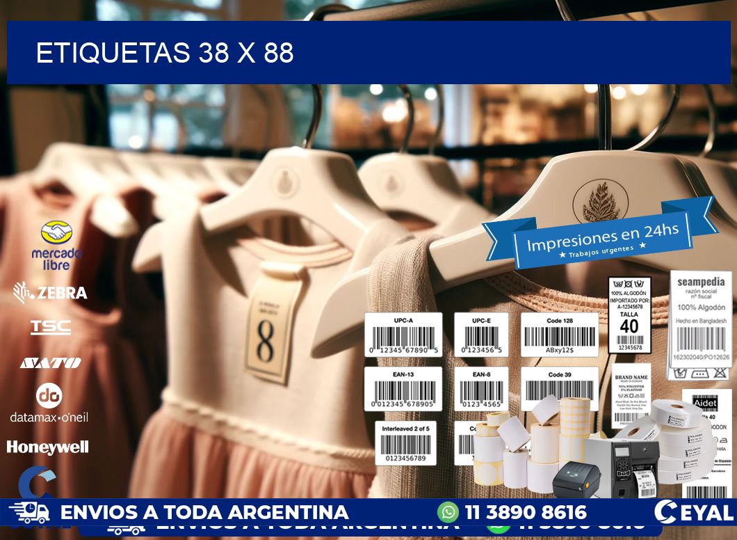 ETIQUETAS 38 x 88