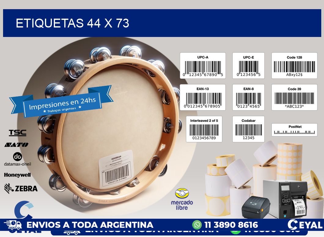 ETIQUETAS 44 x 73