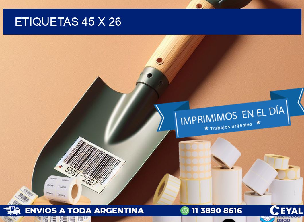 ETIQUETAS 45 x 26