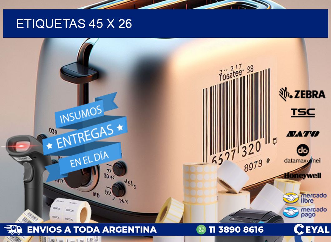 ETIQUETAS 45 x 26