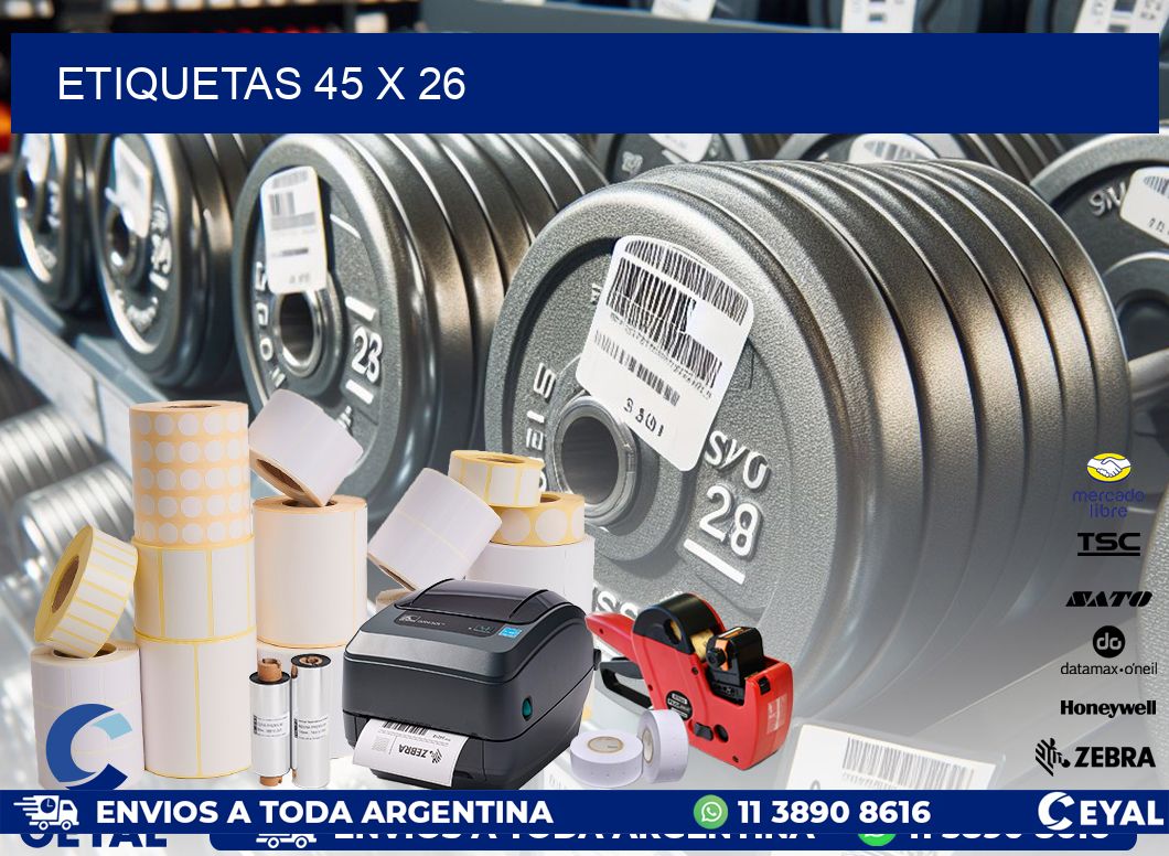 ETIQUETAS 45 x 26
