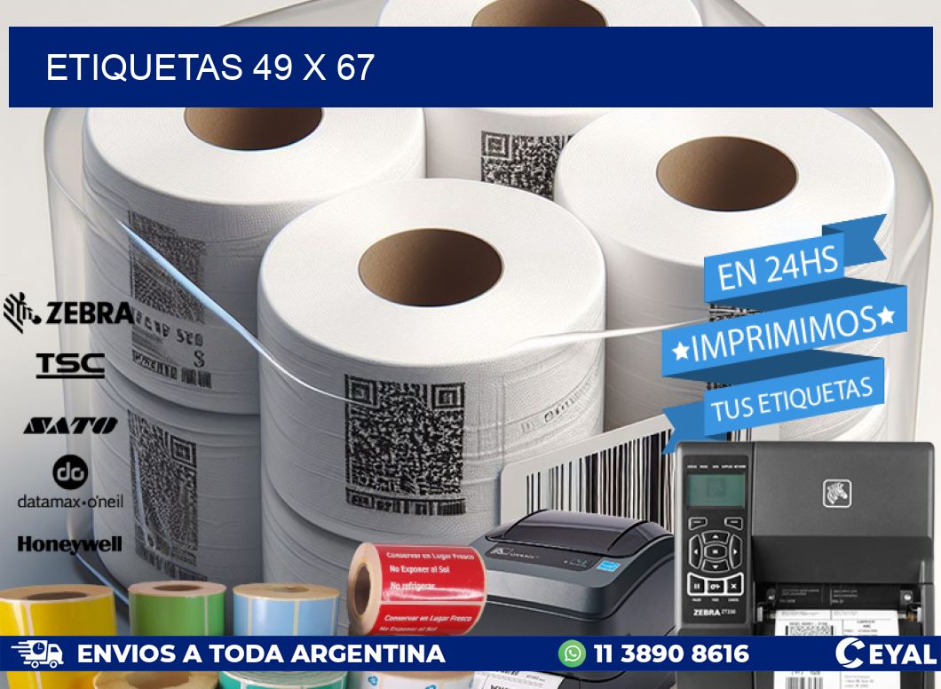 ETIQUETAS 49 x 67