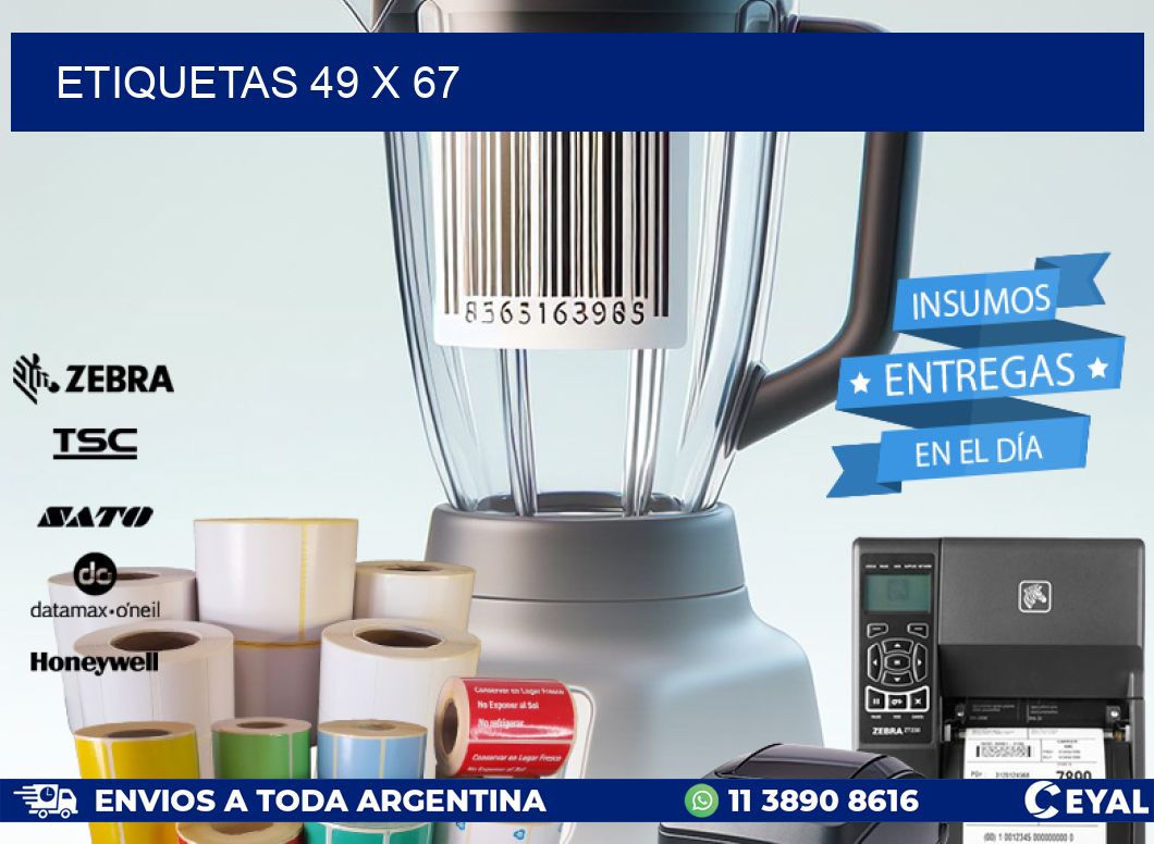ETIQUETAS 49 x 67