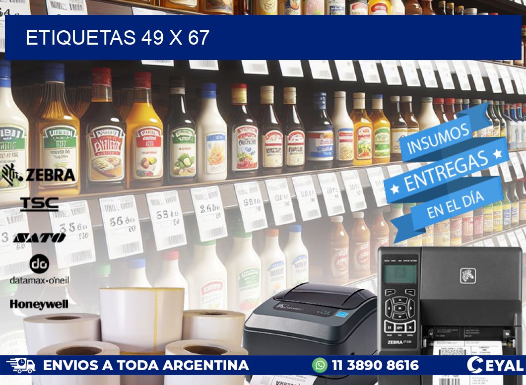 ETIQUETAS 49 x 67
