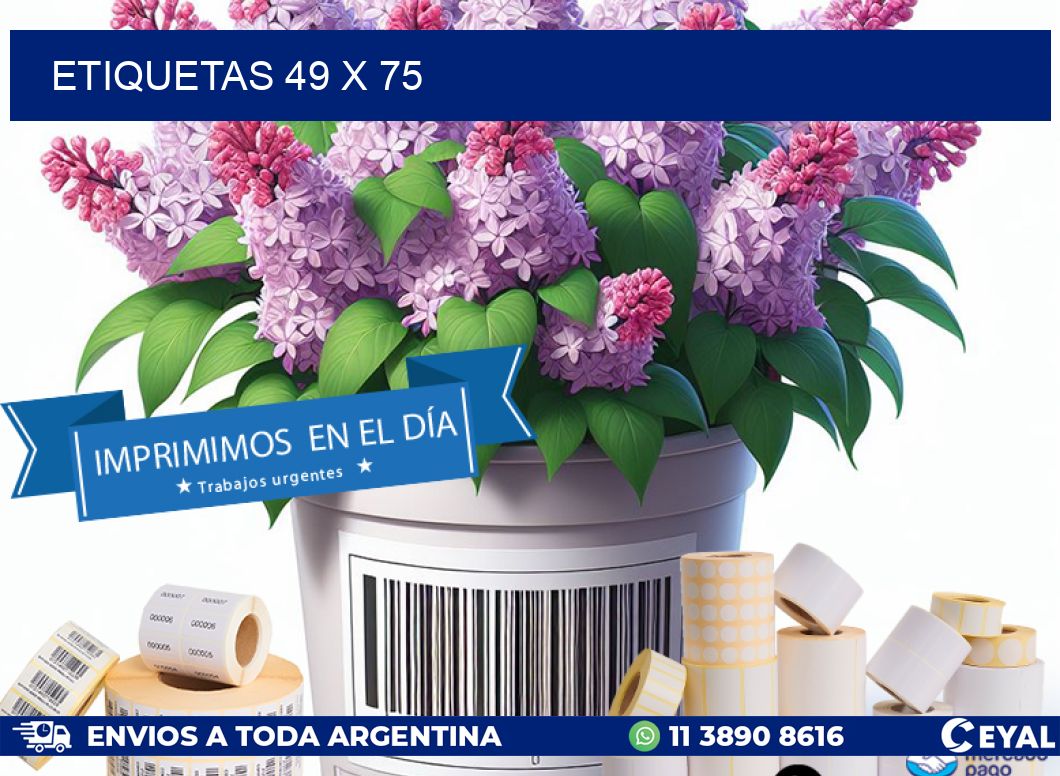 ETIQUETAS 49 x 75