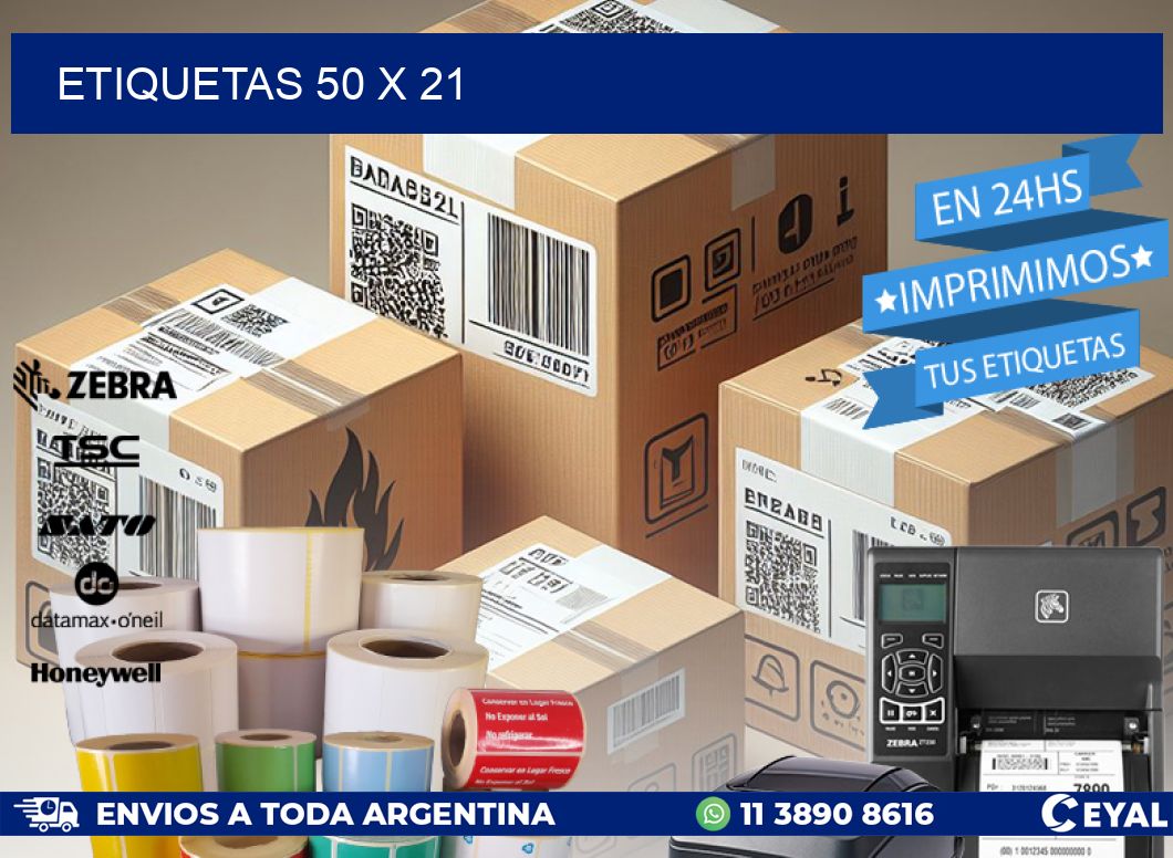 ETIQUETAS 50 x 21
