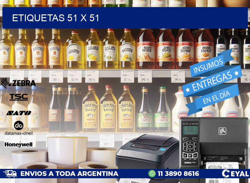 ETIQUETAS 51 x 51