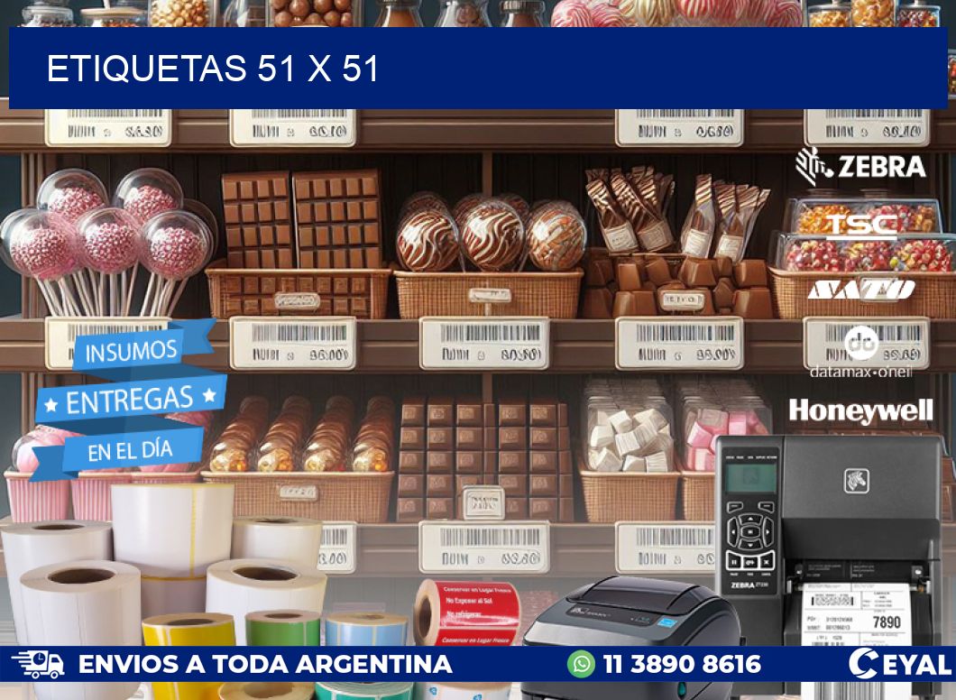 ETIQUETAS 51 x 51