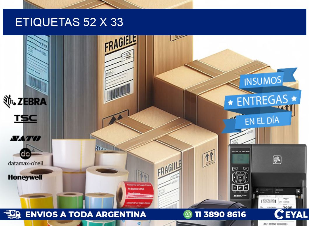 ETIQUETAS 52 x 33