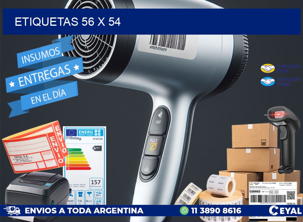 ETIQUETAS 56 x 54