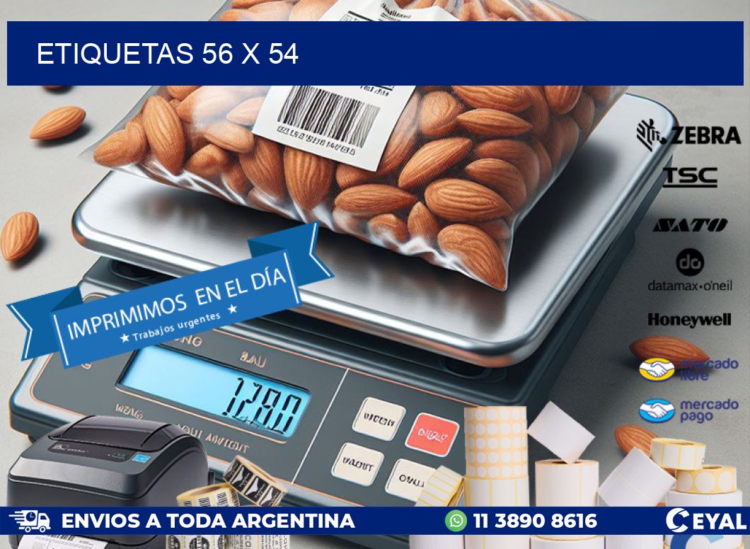 ETIQUETAS 56 x 54