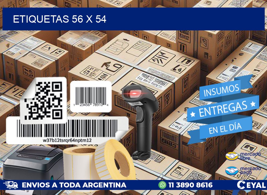 ETIQUETAS 56 x 54