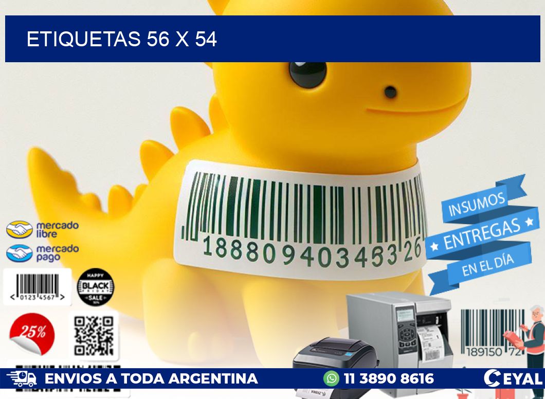 ETIQUETAS 56 x 54