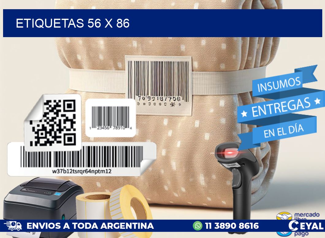 ETIQUETAS 56 x 86