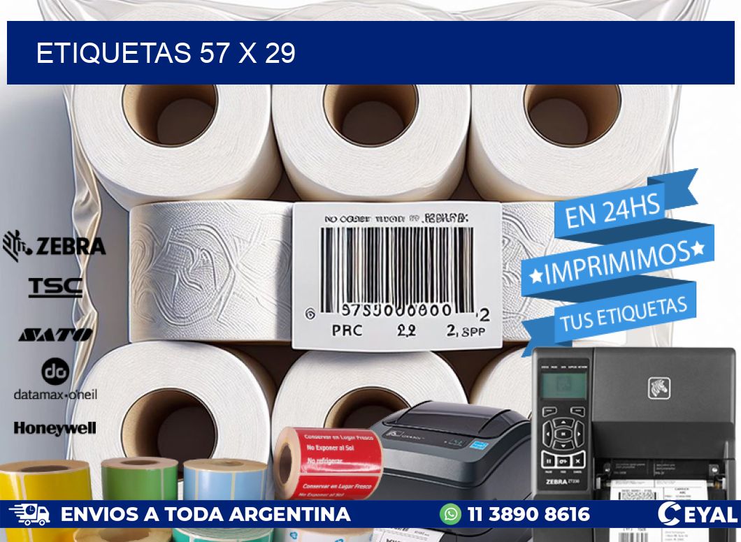 ETIQUETAS 57 x 29